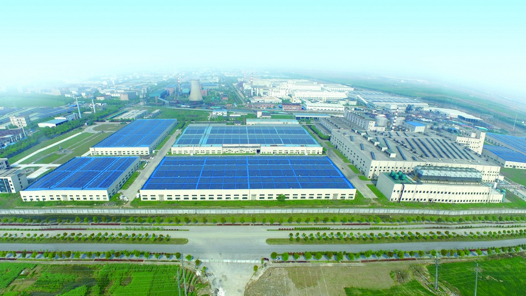 A világ legnagyobb tetőre telepített napelemes rendszere: Jiaxing, Zhejiang Tarttomány, Kína - 11 MW